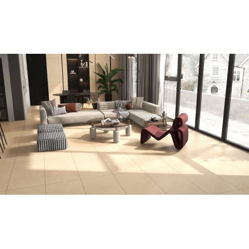 Alica Beige porcelain tile, 60×120 cm, matte