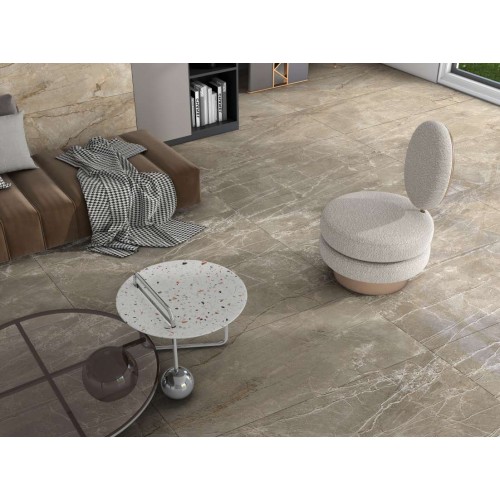 Autumn Beige Matt Carving porcelain tile, 60×120 cm, matte