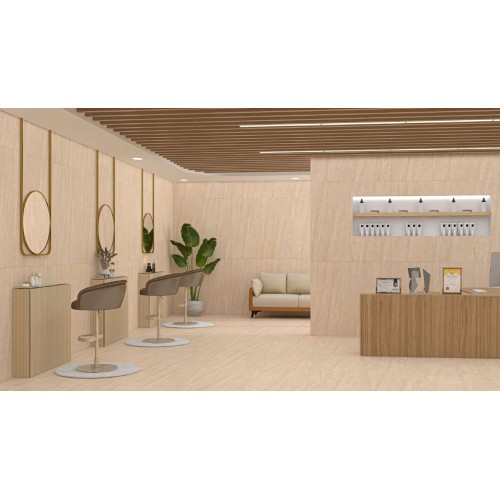 Concret Beige porcelain tile, 60×120 cm, matte