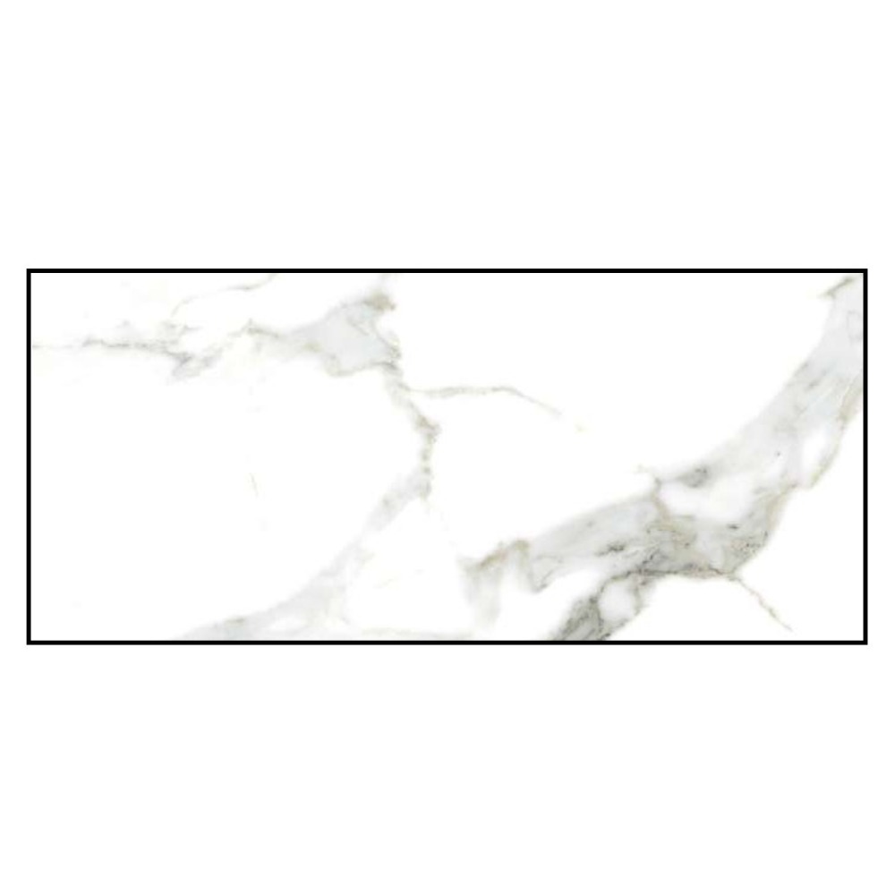 Crown Statuario porcelain tile, 60×120 cm, polished