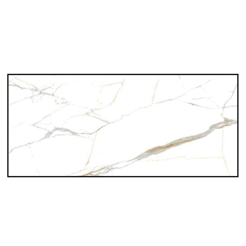 Indigo Statuario porcelain tile, 60×120 cm, polished