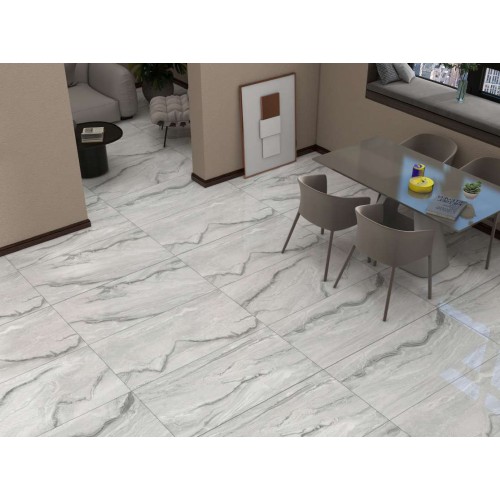 Valencia Bianco porcelain tile, 60×120 cm, polished