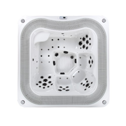 Sanitro SPA Infinity hot tub, 5 seats, 240x240x100 cm, white and grey