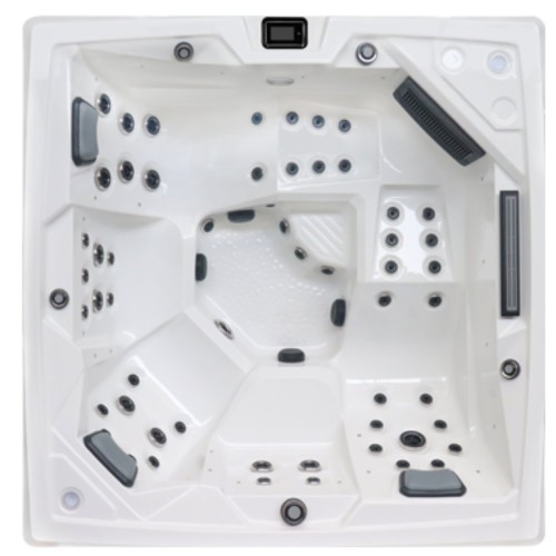 Sanitro SPA Himalayan hot tub, 5 seats, 220x220x96 cm, white and grey