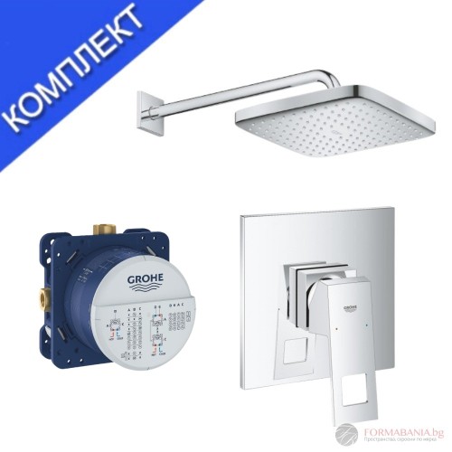Комплект душ система за вграждане Grohe Eurocube Tempesta