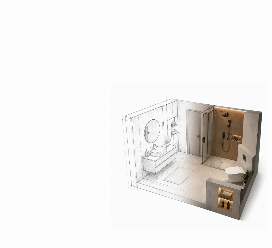 3D проект за баня