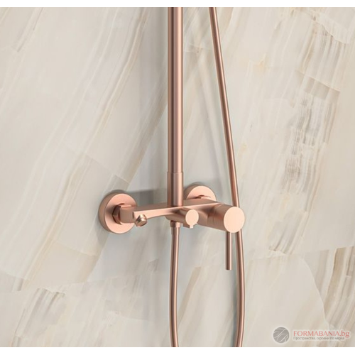Душ система Karag Artemis Rose Gold, розово злато