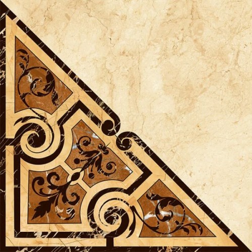 Гранитогрес Aparici Muse Ivory Centro Brillo, 60x60 см, гланц