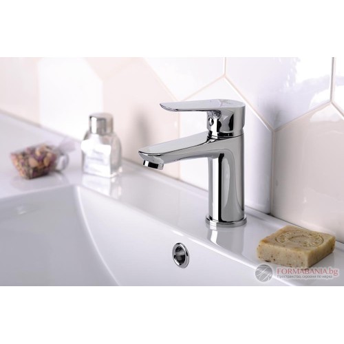 Стоящ смесител за мивка Aqualine Lotta, хром