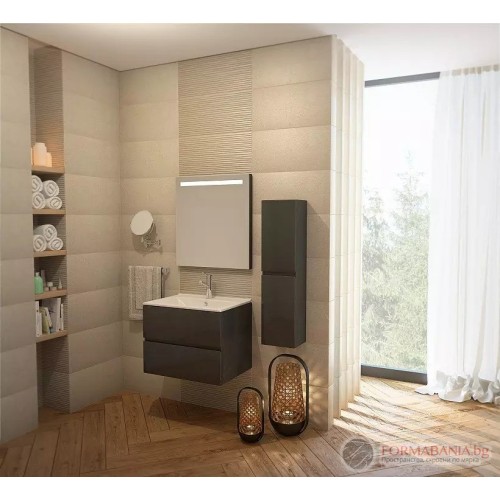 Колона за баня Arvipo Atria Line, 2 врати, 25×20×60 см, цвят по RAL