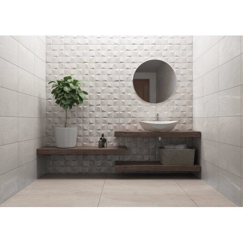 Alaplana Johnstone Bathroom Tile Collection, stone effect