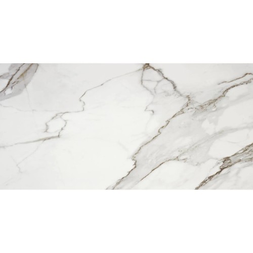 ALAPLANA PAONAZZO WHITE porcelain tile, 60x120 cm, marble effect