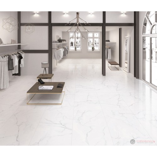 Anka Seramik CALACATTA Bathroom wall and floor tile collection, marble effect