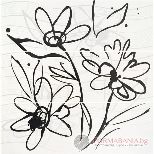 Декор Ape Ceramica Alegre White, 20×60 см