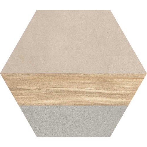Гранитогрес Ape Ceramica Hexawork Mix, 21×18,2 см