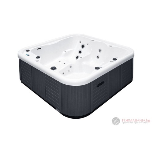 Corsica Diamond garden jacuzzi, for 6 persons, 232×232×87 cm