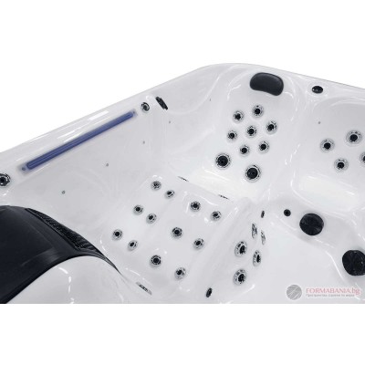Sanitro SPA Miracle hot tub, 6 seats, 214x214x82 cm, white and grey