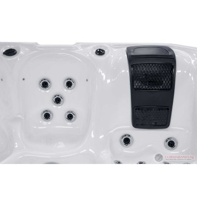 Sanitro SPA Miracle hot tub, 6 seats, 214x214x82 cm, white and grey