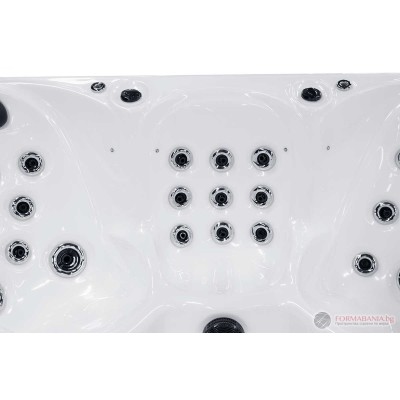Sanitro SPA Miracle hot tub, 6 seats, 214x214x82 cm, white and grey