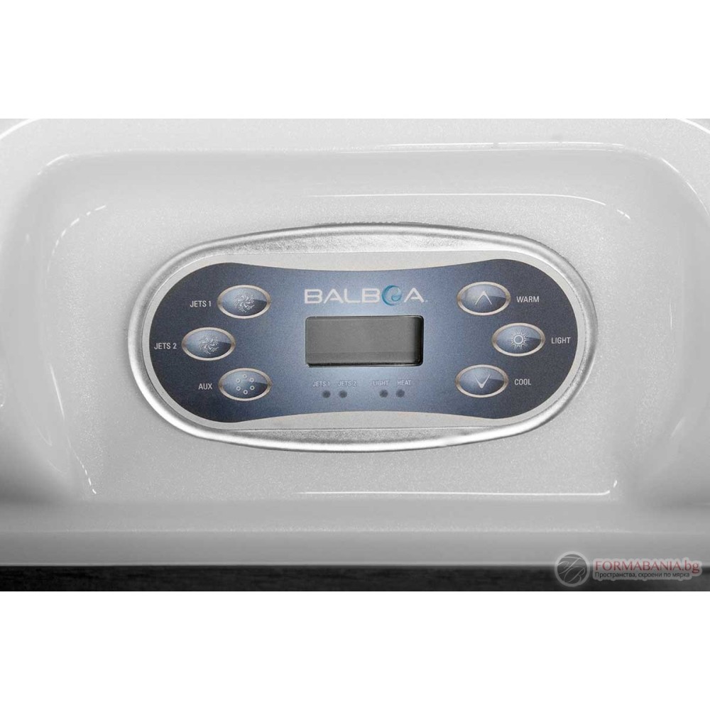 Sanitro SPA Miracle hot tub, 6 seats, 214x214x82 cm, white and grey