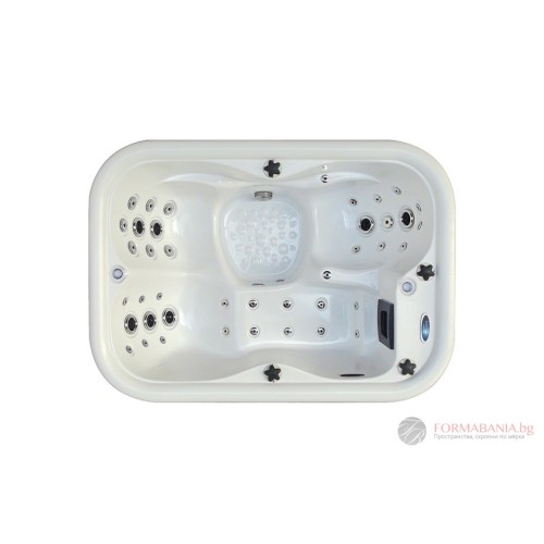 Tenerife Superior garden jacuzzi, for 3 persons, 214×154×85 cm