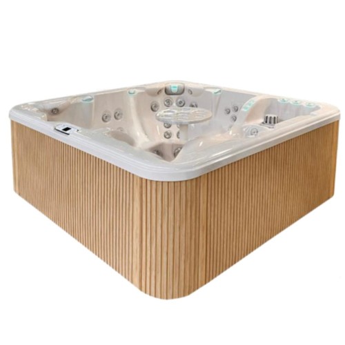 Passion Spa The Summit Jacuzzi, 5 seats, Mystic Mountain color (beige and oak)