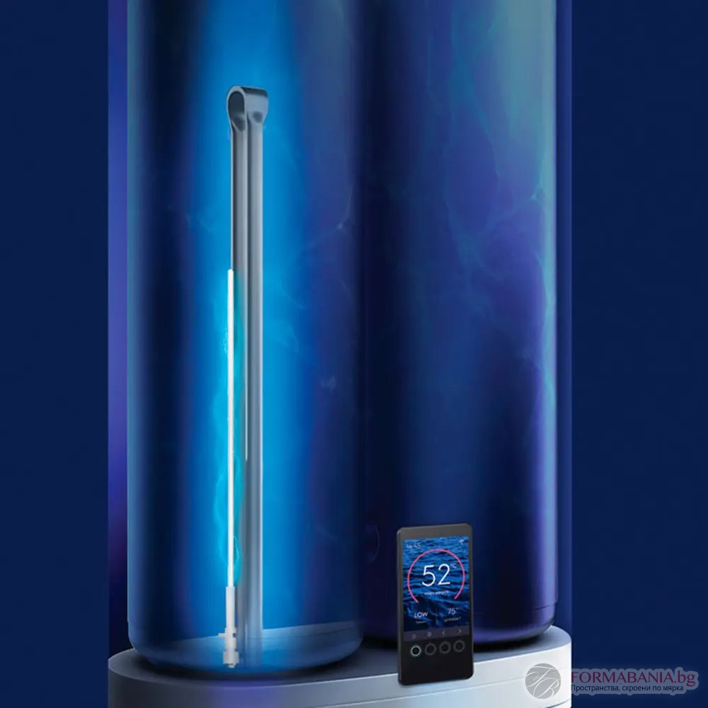 Electrolux EWH 50 SI electric water heater, 40 l, 2000 W, dry heating element, Wi‑Fi, multiposition, black