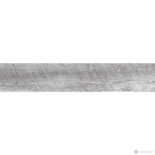 Fanal Art Wood Grey Slim porcelain tile, 22x120 cm, matte