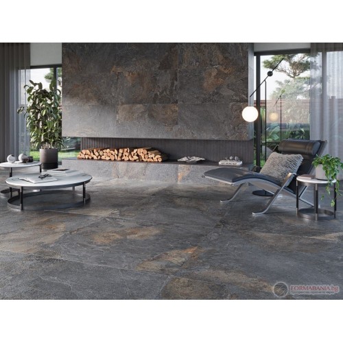 Fanal Nebula metal-effect porcelain tile collection