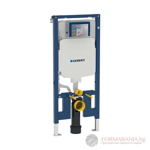 Geberit Duofix Sigma slim concealed frame for wall-hung toilet, 114×50×8 cm