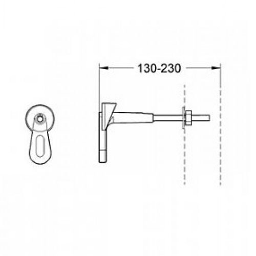 Монтажни планки за структура Grohe Rapid SL