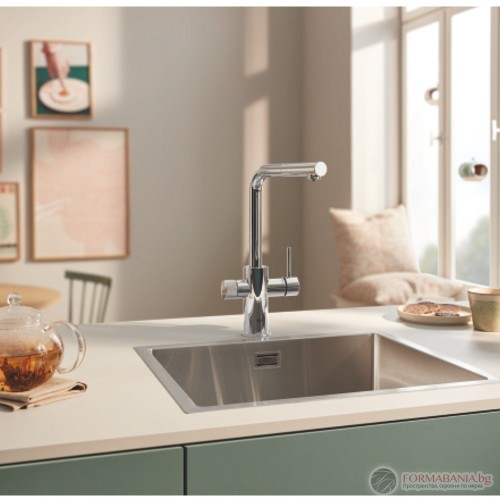 Система за пречистване на вода Grohe Blue Pure Minta, с издърпващ се чучур
