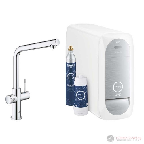 Система Grohe Blue за филтрирана, охладена и газирана вода