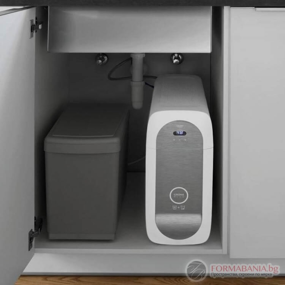 Система Grohe Blue за филтрирана, охладена и газирана вода