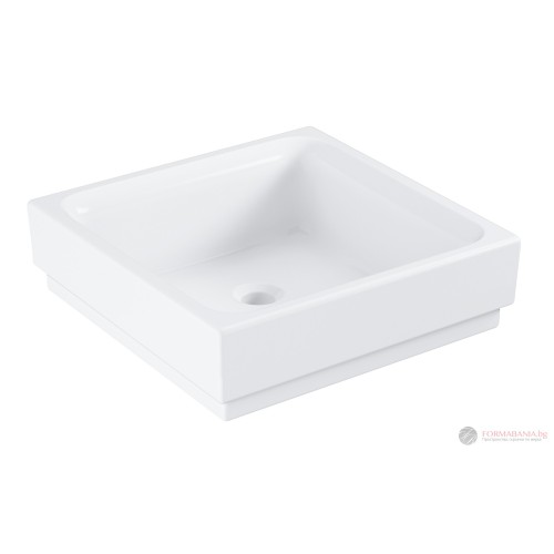 Мивка Grohe Cube Ceramic, за монтаж върху мебел или плот, 40х40 см, бял гланц