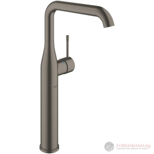 Смесител Grohe Essence New, за мивка, размер XL, с изпразнител, графит мат