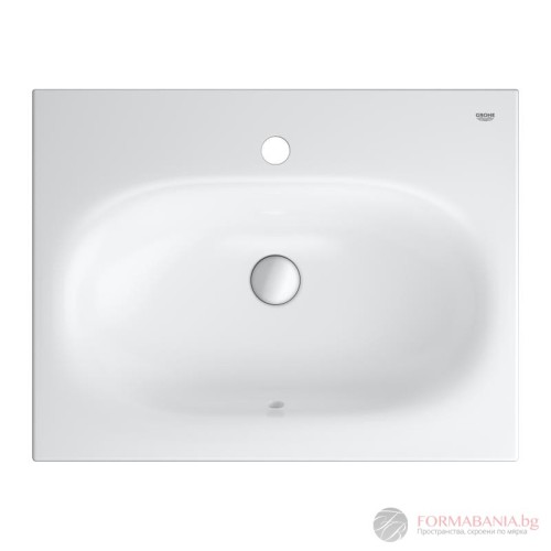 Мивка Grohe Essence, за монтаж върху мебел или плот, 60×46 см, бял гланц