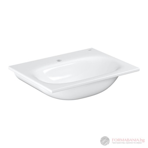 Мивка Grohe Essence, за монтаж върху мебел или плот, 60×46 см, бял гланц
