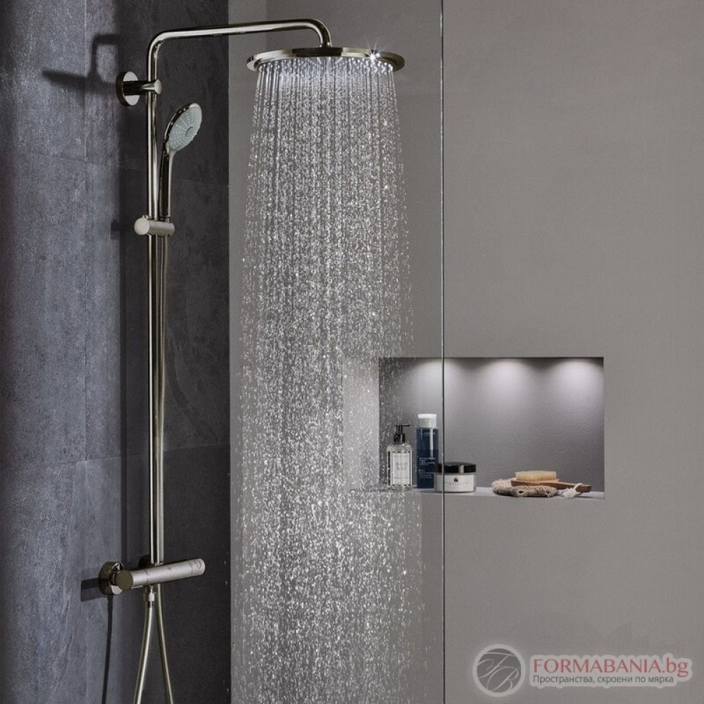 Душ система Grohe Euphoria 310, с термостат, графит мат