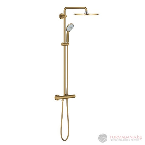 Душ система Grohe Euphoria 310, с термостат, злато мат