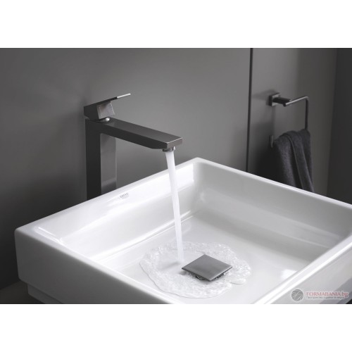 Висок смесител за мивка Grohe Eurocube, размер XL, графит мат