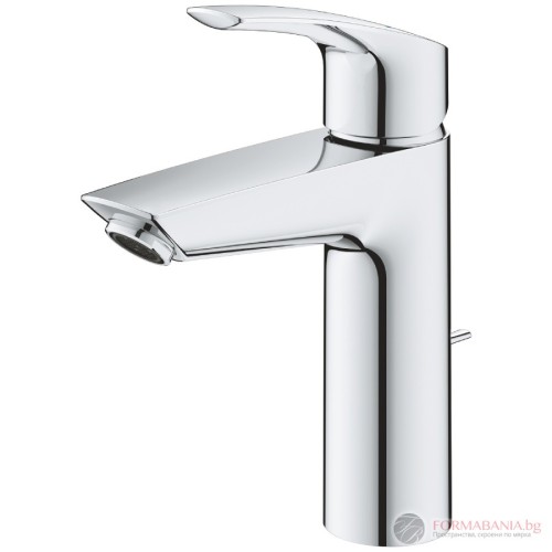 Смесител за мивка Grohe Eurosmart, размер M, с изпразнител, хром