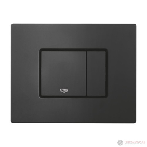 Бутон за вградено казанче, двоен Grohe Skate Cosmopolitan, 15,6×19,7 см, черен мат