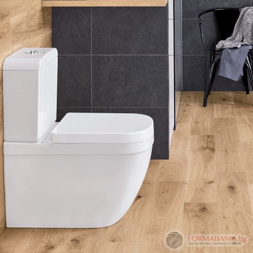 Моноблок Grohe Euro Ceramic, със седалка с плавно затваряне, универсално оттичане, 67×37×77.1 см, бял гланц
