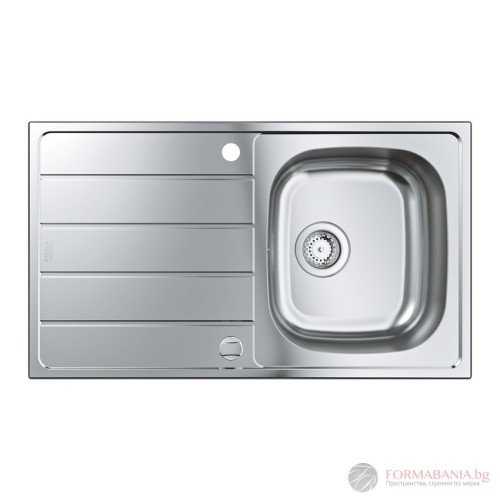 Кухненска мивка Grohe K200, неръждаема стомана, с отцедник