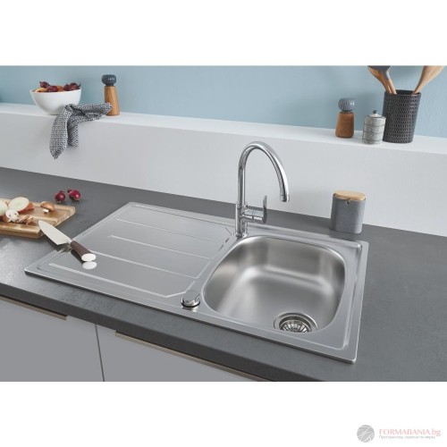 Комплект кухненска мивка и смесител Grohe BauEdge