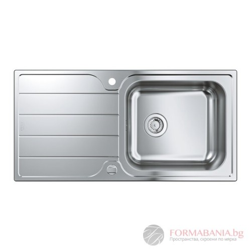 Кухненска мивка Grohe K500, неръждаема стомана, с отцедник