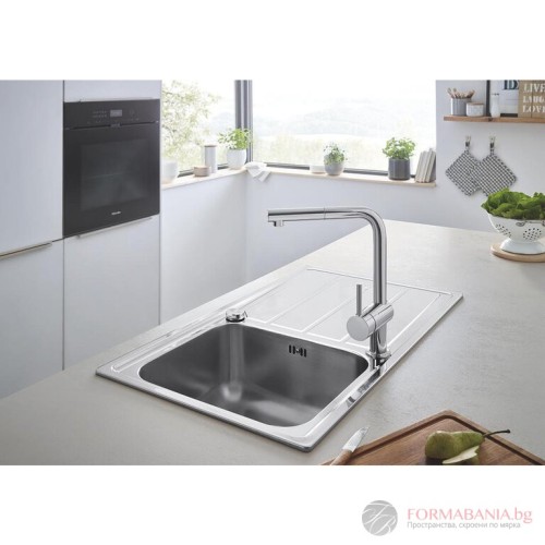 Комплект кухненска мивка и смесител Grohe Minta