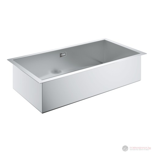 Широка кухненска мивка Grohe K700 за монтаж под плот, неръждаема стомана
