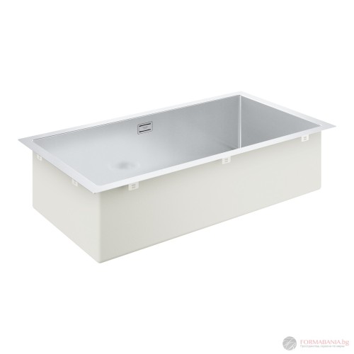 Широка кухненска мивка Grohe K700 за монтаж под плот, неръждаема стомана